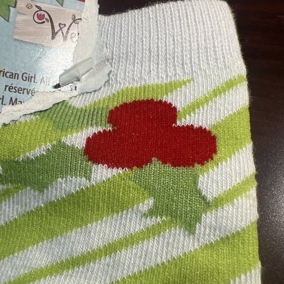 American Girl Doll Wellie Wishers Merry Sock Set for Girls Set of 3 Pairs - Picture 4 of 5